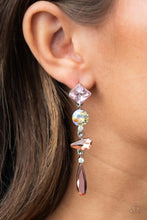 Load image into Gallery viewer, ROCK CANDY ELEGANCE - PINK POST EARRING