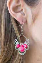 Load image into Gallery viewer, CARIBBEAN ROYALTY - PINK EARRING