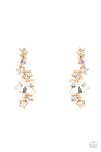 Load image into Gallery viewer, COSMIC COMBUSTION - GOLD POST EARRING