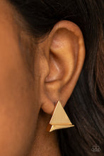 Load image into Gallery viewer, DIE TRI-ING  -  GOLD POST EARRING