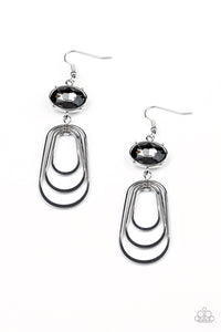 DROP-DEAD GLAMOROUS - SILVER EARRING