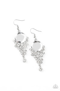 ELEGANTLY EFFERVESCENT - WHITE EARRING