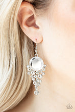 Load image into Gallery viewer, ELEGANTLY EFFERVESCENT - WHITE EARRING