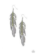 Load image into Gallery viewer, GIVE MEA ROOST - GREEN EARRING