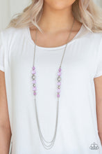 Load image into Gallery viewer, NATIVE NEW YORKER - PURPLE NECKLACE