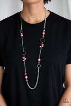 Load image into Gallery viewer, PAGEANT PRINCRESS - ORANGE NECKLACE