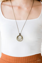 Load image into Gallery viewer, RIPPLING RELIC - BRASS NECKLACE