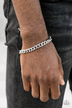 Load image into Gallery viewer, TAKE IT TO THE BANK - MEN&#39;S  SILVER BRACELET