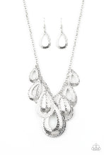 Load image into Gallery viewer, TEARDROP TEMPEST - SILVER NECKLACE