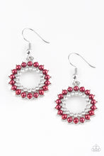 Load image into Gallery viewer, WREATHED IN RADIANCE - RED EARRING