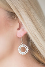 Load image into Gallery viewer, WREATHED IN RADIANCE - WHITE EARRING