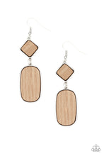 Load image into Gallery viewer, YOU WOOD BE SO LUCKY - BROWN EARRING