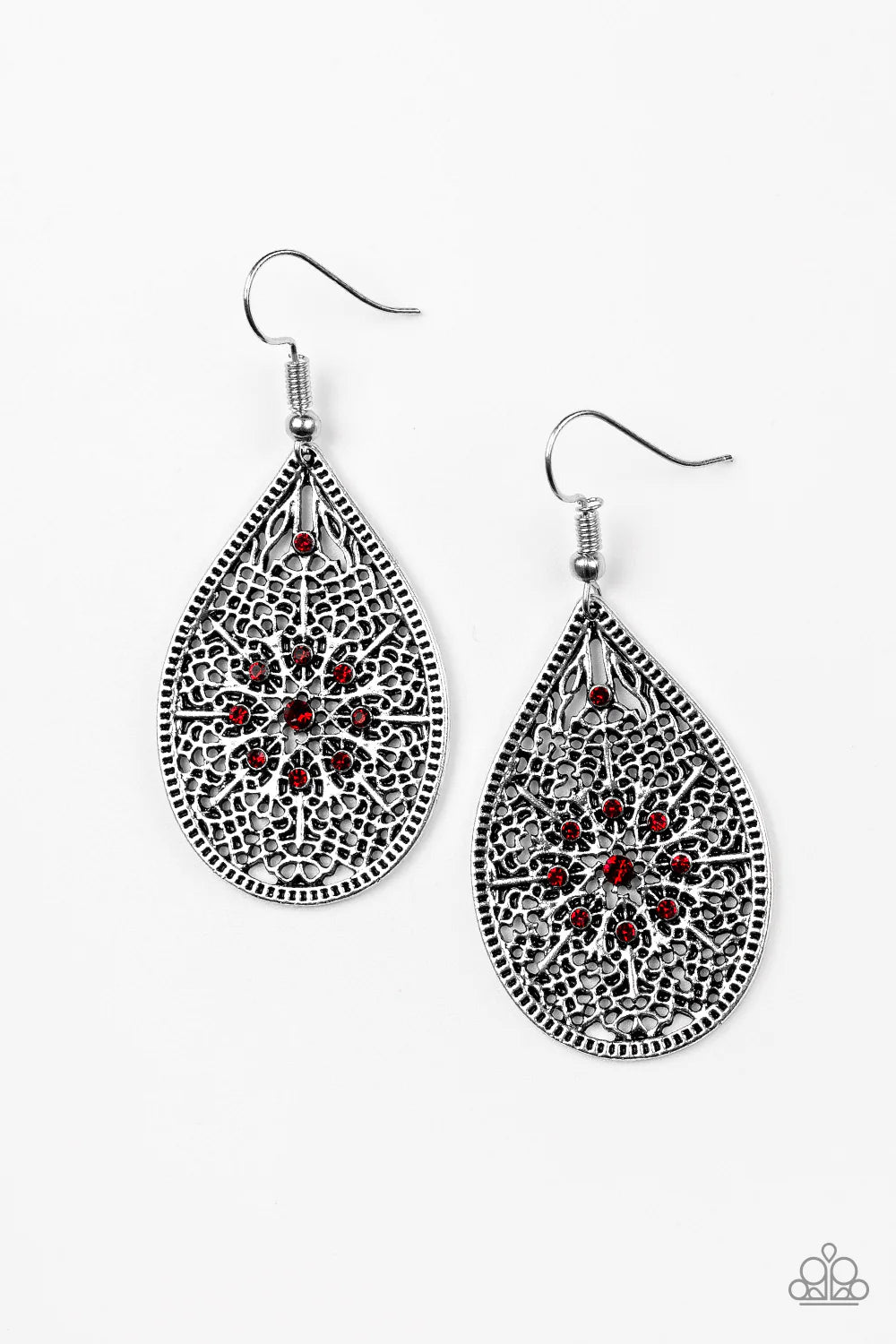 DINNER PARTY POSH - RED EARRING