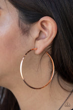 Load image into Gallery viewer, 5TH AVENUE ATTITUDE - COPPER HOOP EARRING