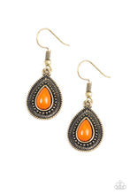 Load image into Gallery viewer, COUNTRY DUSK - ORANGE EARRING