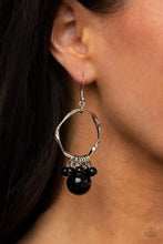 Load image into Gallery viewer, DELECTABLY DIVA - BLACK EARRING