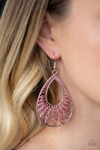 Load image into Gallery viewer, FLAMINGO FLAMENCO - RED EARRINGS