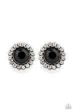 Load image into Gallery viewer, FLORAL GLOW - BLACK POST EARRING