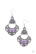 Load image into Gallery viewer, GARDEN STATE GLOW - PURPLE EARRING