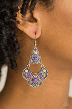 Load image into Gallery viewer, GARDEN STATE GLOW - PURPLE EARRING