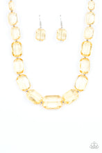 Load image into Gallery viewer, ICE VERSA - YELLOW ACRYLIC NECKLACE