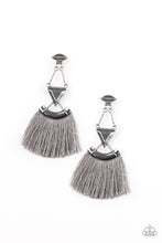Load image into Gallery viewer, PUMA PROWL - SILVER POST FRINGE EARRING