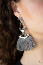 Load image into Gallery viewer, PUMA PROWL - SILVER POST FRINGE EARRING