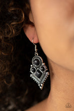 Load image into Gallery viewer, SO SONORAN - BLACK EARRING