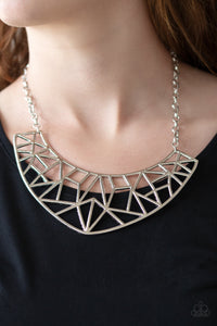 STRIKE WHILE HAUTE - SILVER NECKLACE