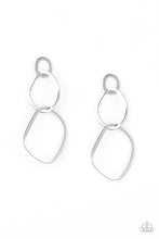 Load image into Gallery viewer, TWISTED TRIO -  SILVER POST EARRING
