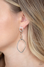 Load image into Gallery viewer, TWISTED TRIO -  SILVER POST EARRING