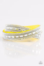 Load image into Gallery viewer, SHIMMER AND SASS - YELLOW URBAN BRACELET