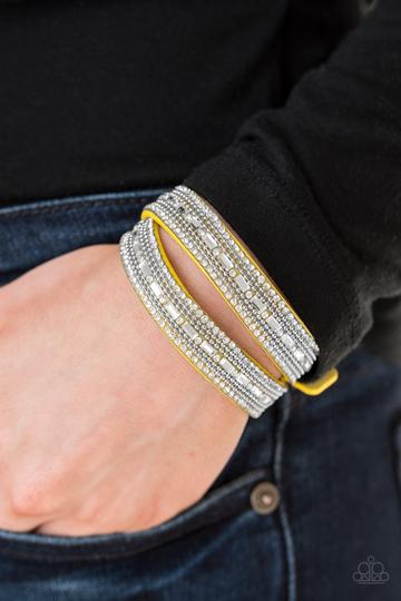 SHIMMER AND SASS - YELLOW URBAN BRACELET