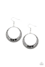 Load image into Gallery viewer, DEMANDING DAZZLE - BLACK EARRING