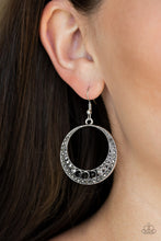 Load image into Gallery viewer, DEMANDING DAZZLE - BLACK EARRING