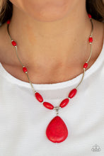 Load image into Gallery viewer, EXPLORE THE ELEMENTS - RED NECKLACE