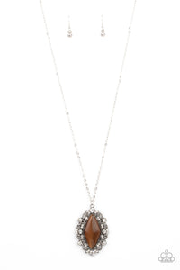EXQUISITELY ENCHANTED - BROWN NECKLACE