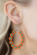 Load image into Gallery viewer, FESTIVELY FLOWER CHILD - ORANGE EARRING
