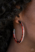 Load image into Gallery viewer, HAUTE-BLOODED - BROWN ACRYLIC POST EARRING
