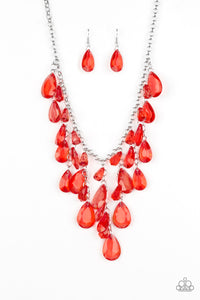 IRRESISTIBLE IRIDESCENCE - RED NECKLACE