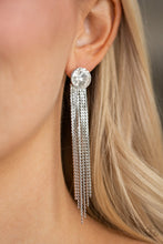 Load image into Gallery viewer, LEVEL UP - WHITE POST EARRING