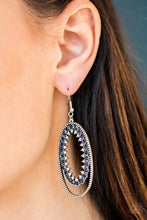 Load image into Gallery viewer, MARRY INTO MONEY - BLUE EARRING