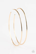 Load image into Gallery viewer, MEET YOUR MAKER!  -  GOLD POST HOOP EARRING