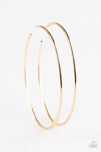 MEET YOUR MAKER!  -  GOLD POST HOOP EARRING