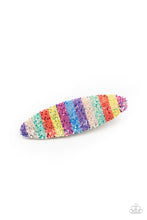 Load image into Gallery viewer, MY FAVORITE COLOR IS RAINBOW - MULTI HAIR CLIP