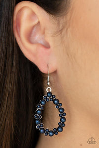 PEARL SPECTACULAR - BLUE EARRING