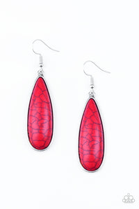 SANTA FE SKIES - RED EARRING