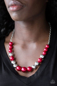 TAKE NOTE - RED NECKLACE