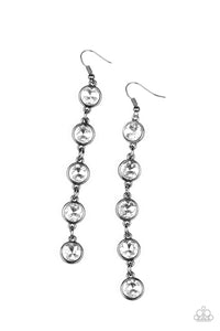 TRICKLE DOWN TWINKLE - BLACK EARRING