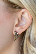 Load image into Gallery viewer, WING BLING - BRASS POST EARRING